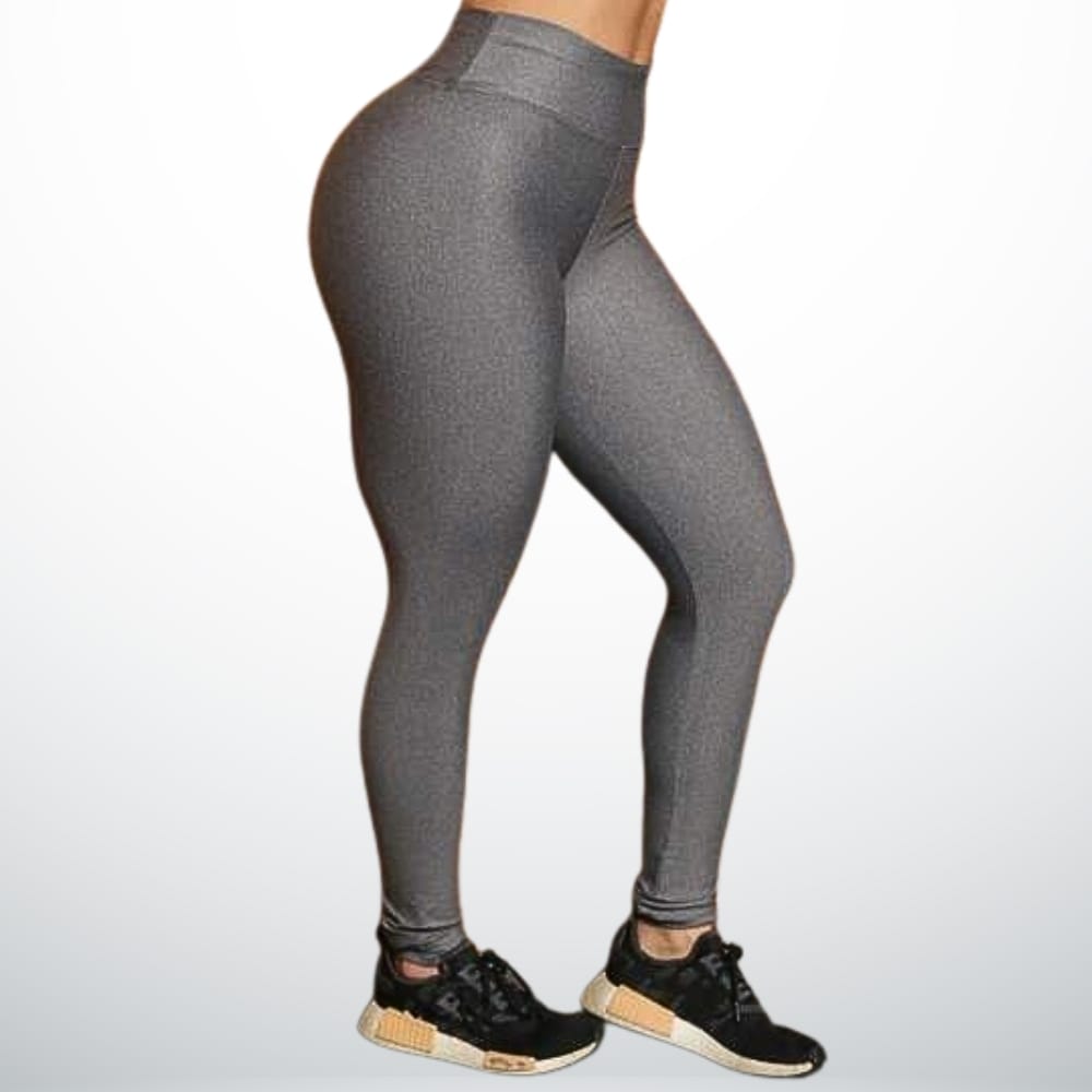 Calça Legging De Academia Cintura alta (CINZA)