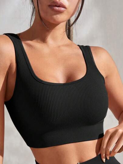 Top Academia Fitness Canelado (PRETO)
