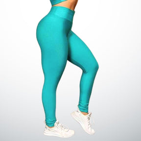 Calça Legging De Academia Cintura alta (CIANO)