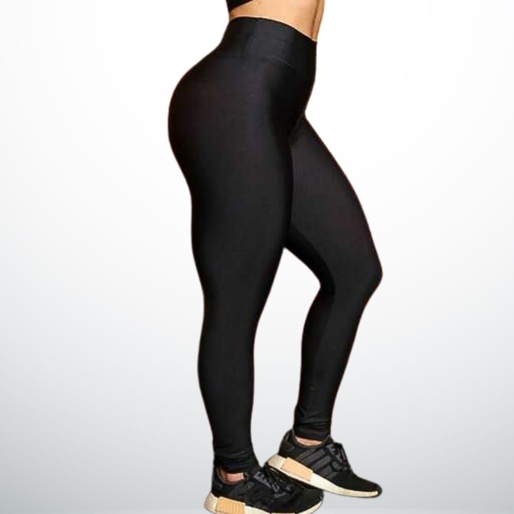Calça Legging De Academia Cintura alta (PRETO)
